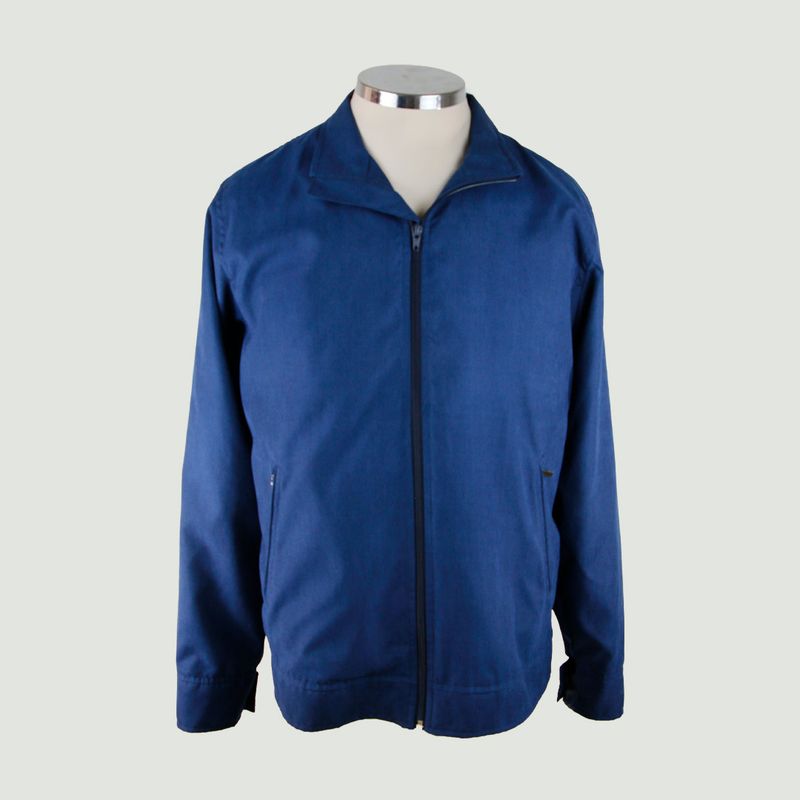 L Y H - Chaqueta Para Hombre Azul Marca L&H