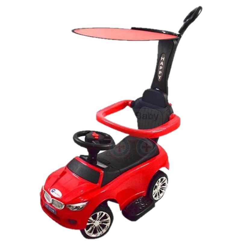 BEBESUNITA - Carro Montable Bebe Infanti Niño Musical Paseador Happy ROJO
