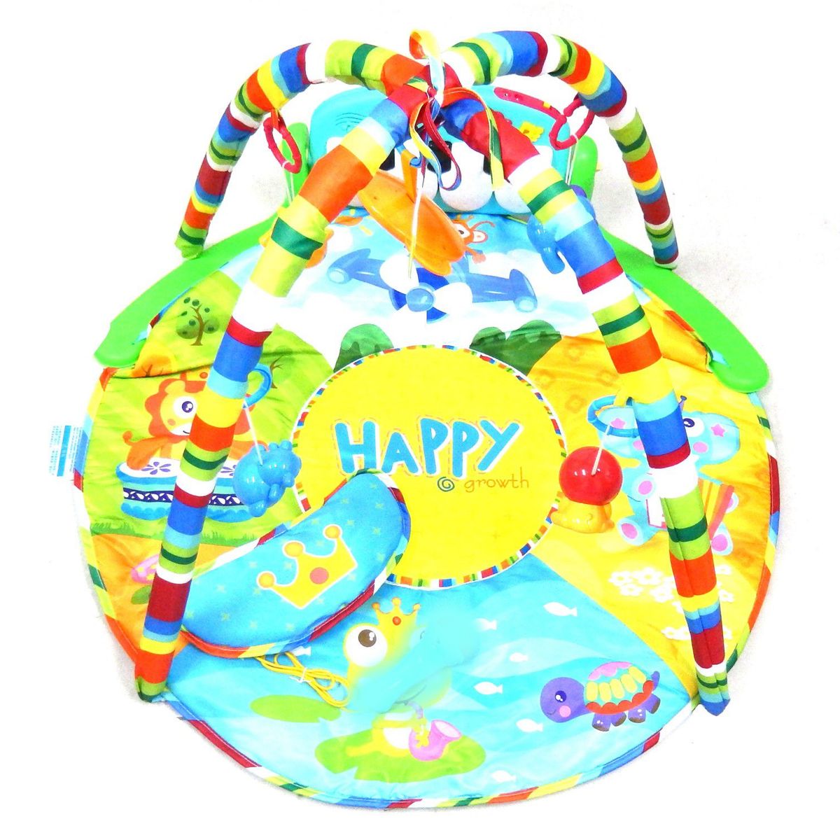 GENERICO - Gimnasio Bebe Tapete Piano Estimulación Unisex Luces Oferta Azul