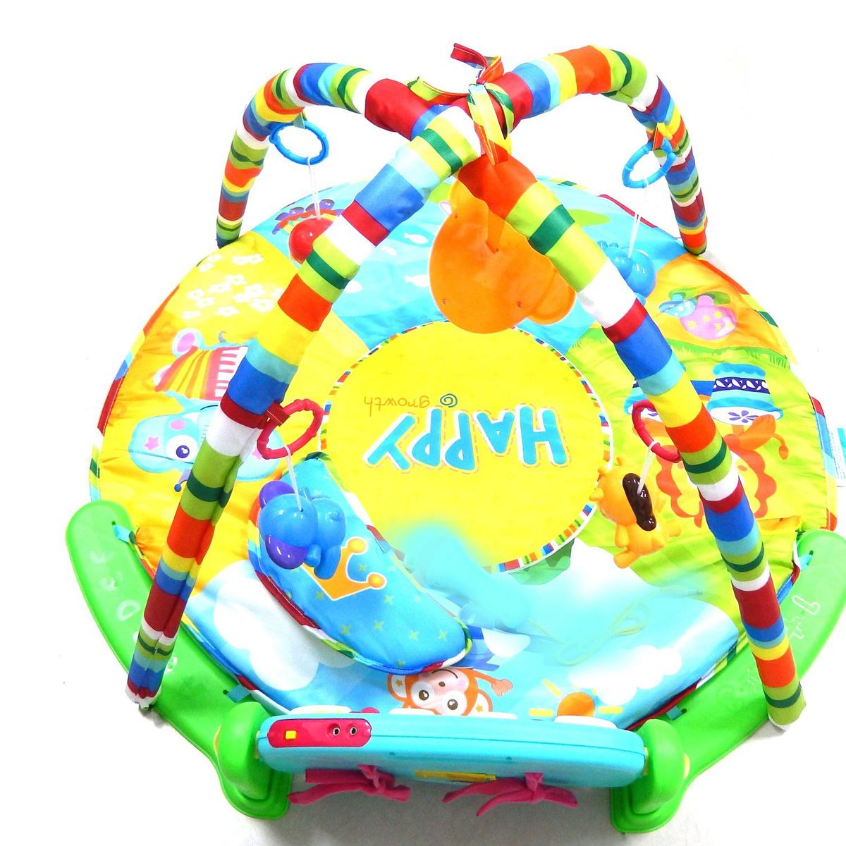 GENERICO - Gimnasio Bebe Tapete Piano Estimulación Unisex Luces Oferta Azul