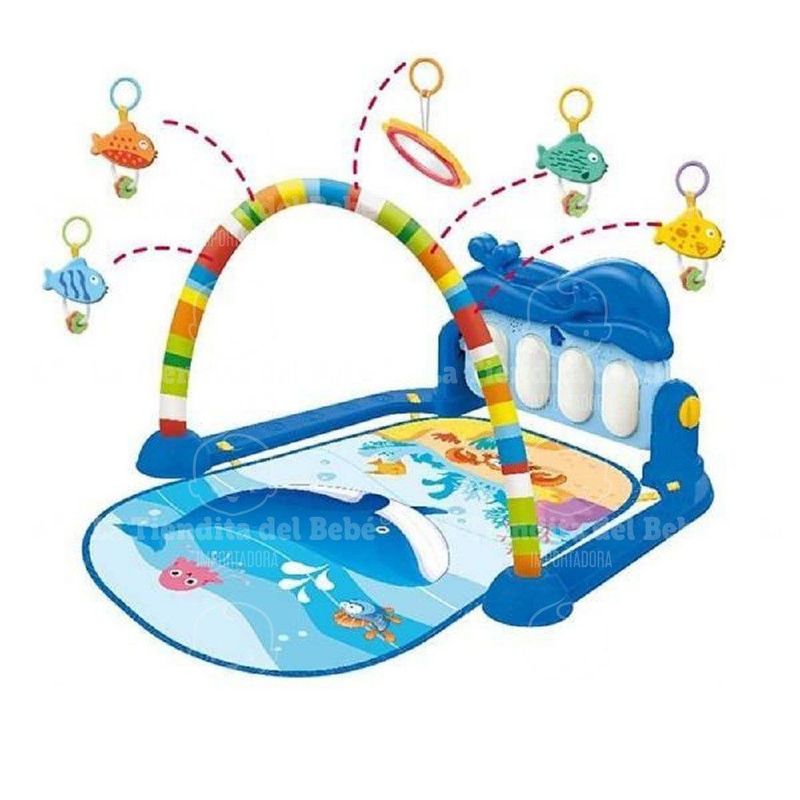 BEBE - Gimnasio Bebe Piano Fitness Rack Musical Juguete Infantil
