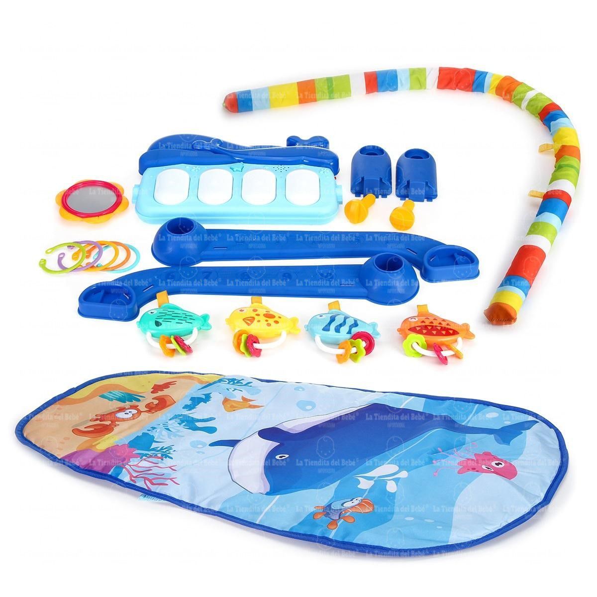 BEBE - Gimnasio Bebe Piano Fitness Rack Musical Juguete Infantil