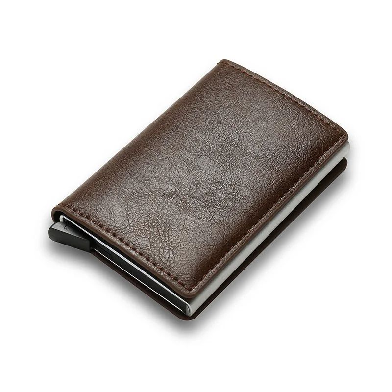 GENERICO - Tarjetero Billetera Elegante Unisex Triple Pliegue Rfid