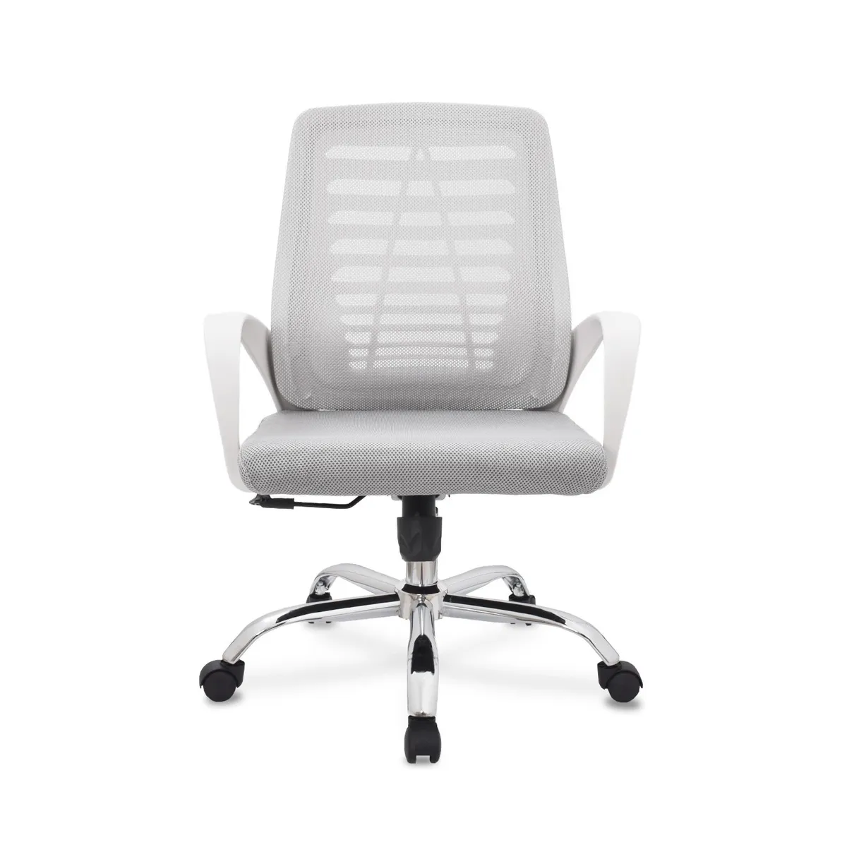 BONNO - Silla Giratoria De Oficina Loto Gris Bonno