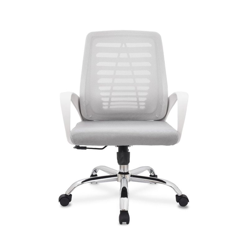 BONNO - Silla Giratoria De Oficina Loto Gris Bonno