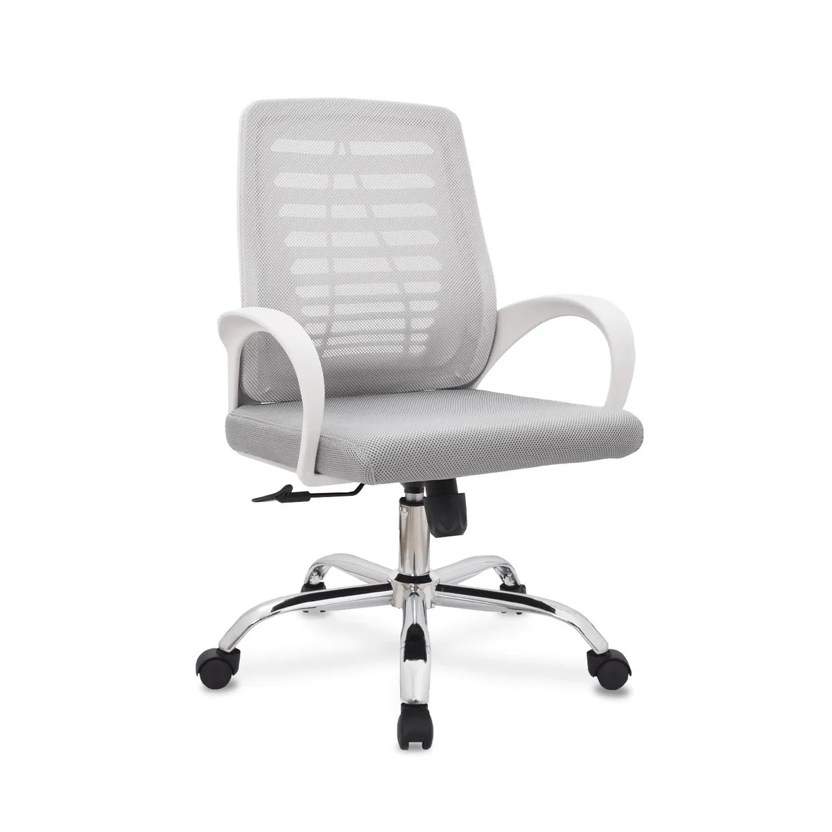 BONNO - Silla Giratoria De Oficina Loto Gris Bonno