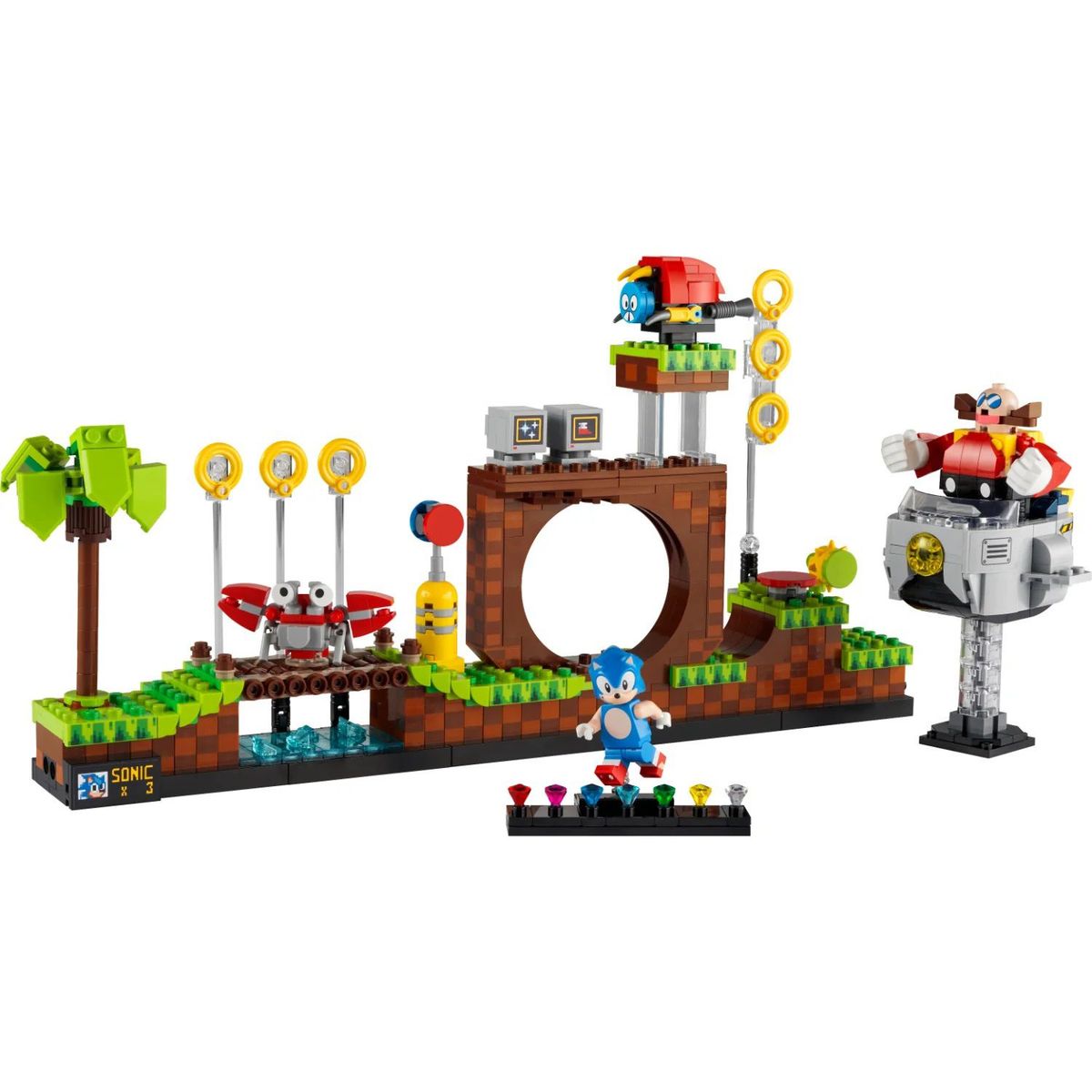 LEGO - Lego Sonic 21331 the Hedgehog Green Hill Zone - Colina Verde