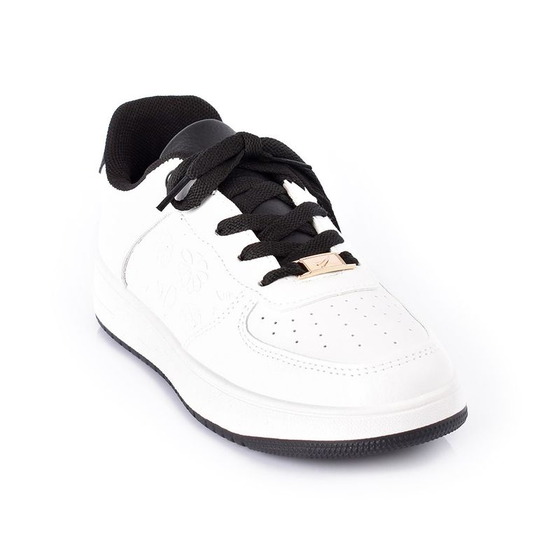 PRICE SHOES - Priceshoes Tenis Moda Mujeres 702PU19W11BLANCO