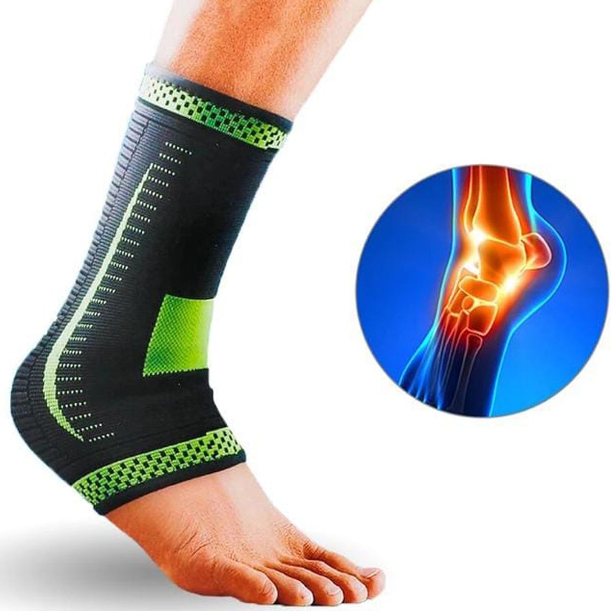 ONE PIXEL - Tobillera Doble Compresión Elástica Soporte ONE PIXEL