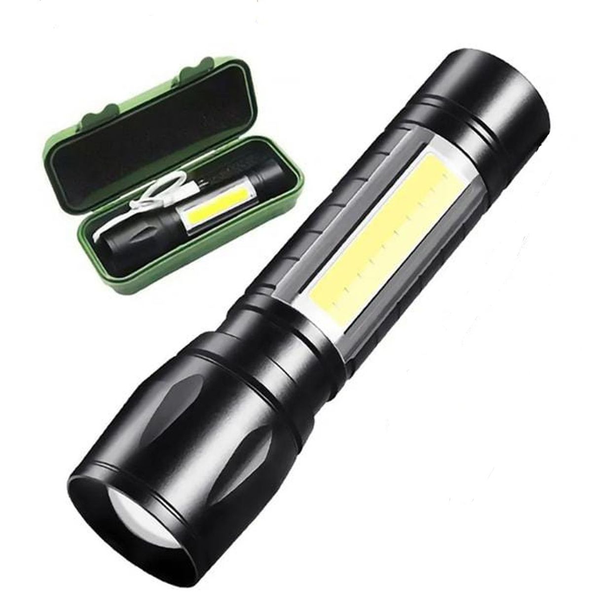 ONE PIXEL - Linterna Recargable Con Estuche Y Panel LED