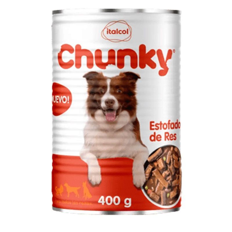 CHUNKY - Chunky Estofado de Res - Alimento Perro x 400 g
