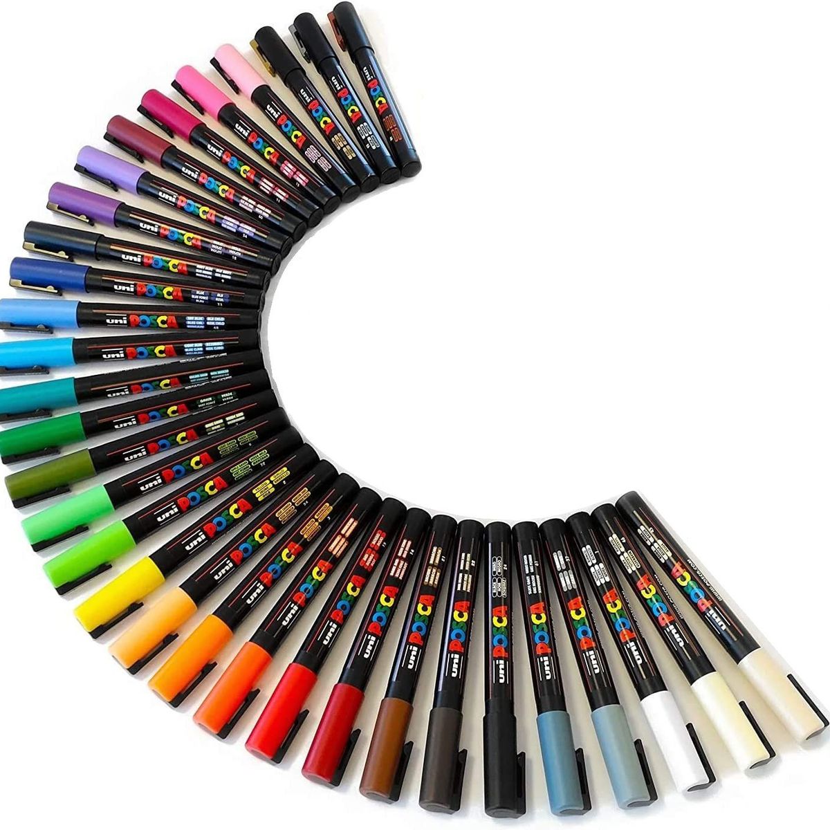 POSCA - Marcador Gráfico De Vinilo Posca Metalizado Punta Pc-5m X5