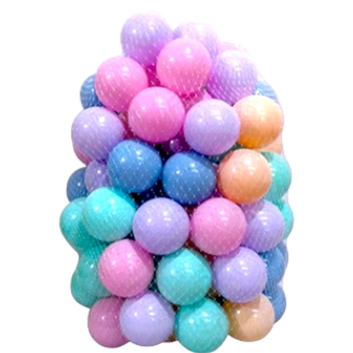 GENERICO - PELOTAS DE COLOR PASTEL BULTO X 200