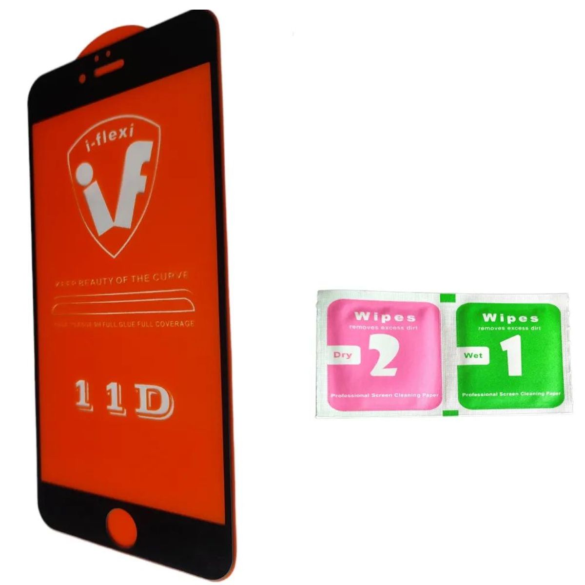 GENERICO - Vidrio Templado 10D Compatible con Iphone 7 / 8 Plus