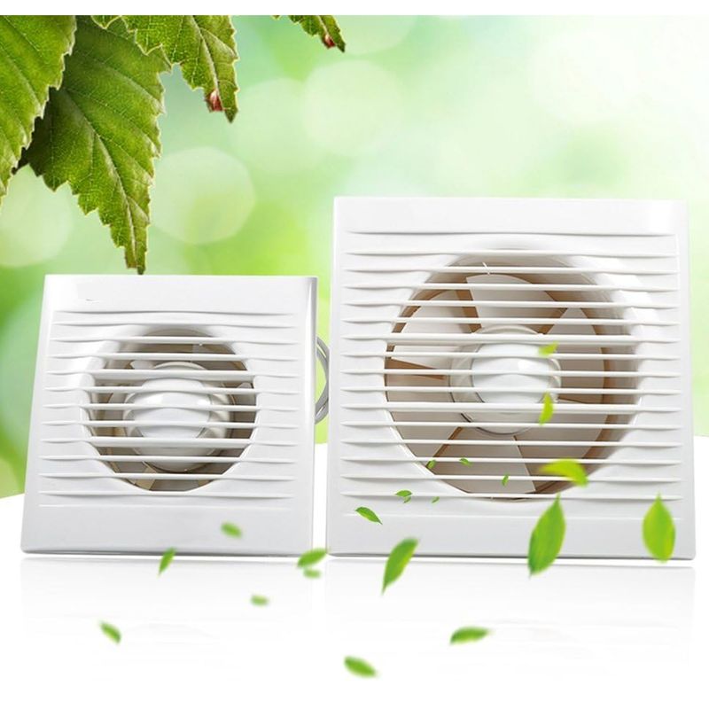 ONE PIXEL - Extractor De Olores Aire Para Cocina Baño 6 Pulgadas Blanco ONE PIXEL