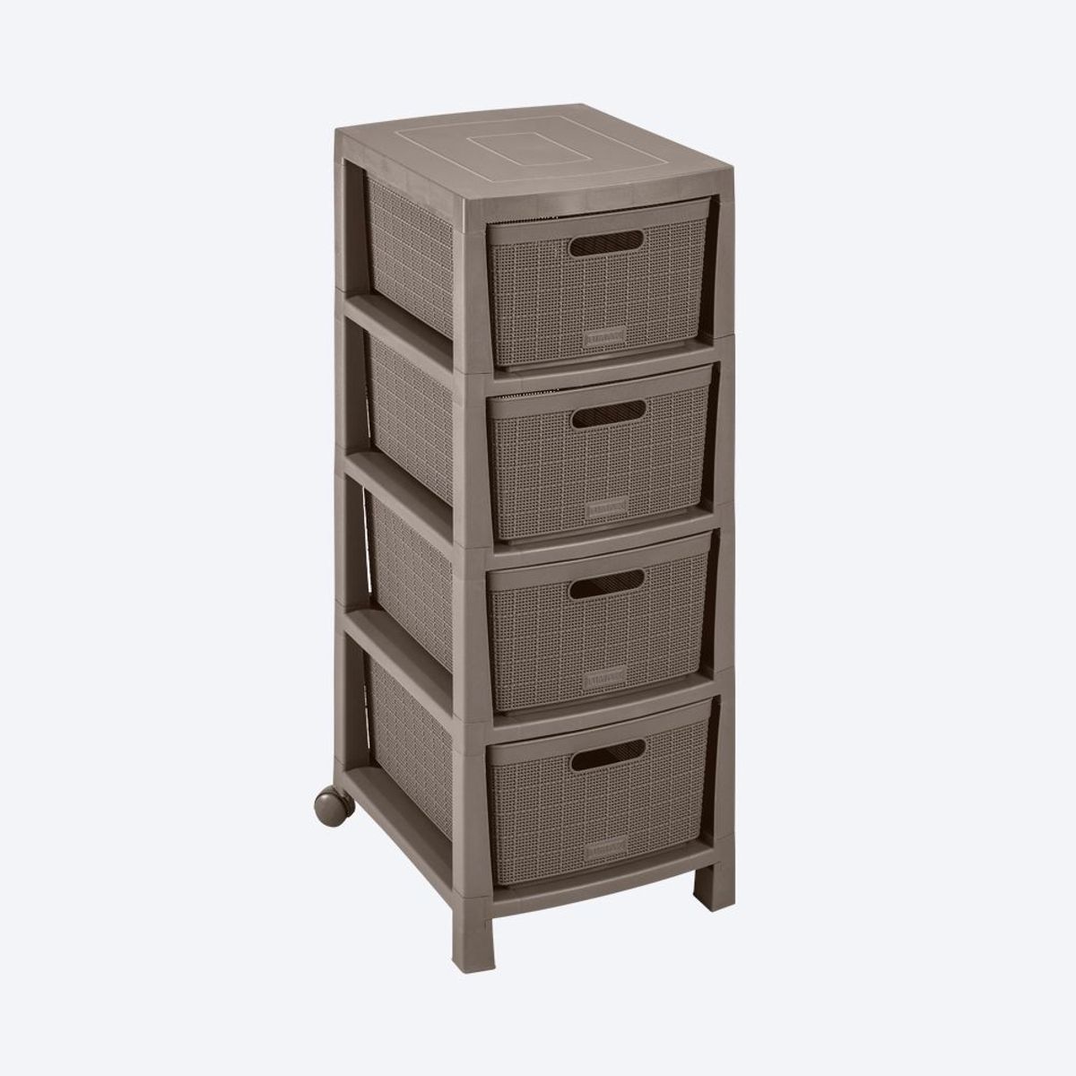 RIMAX - Cajonero Fique 4 Gavetas Rimax Mocca