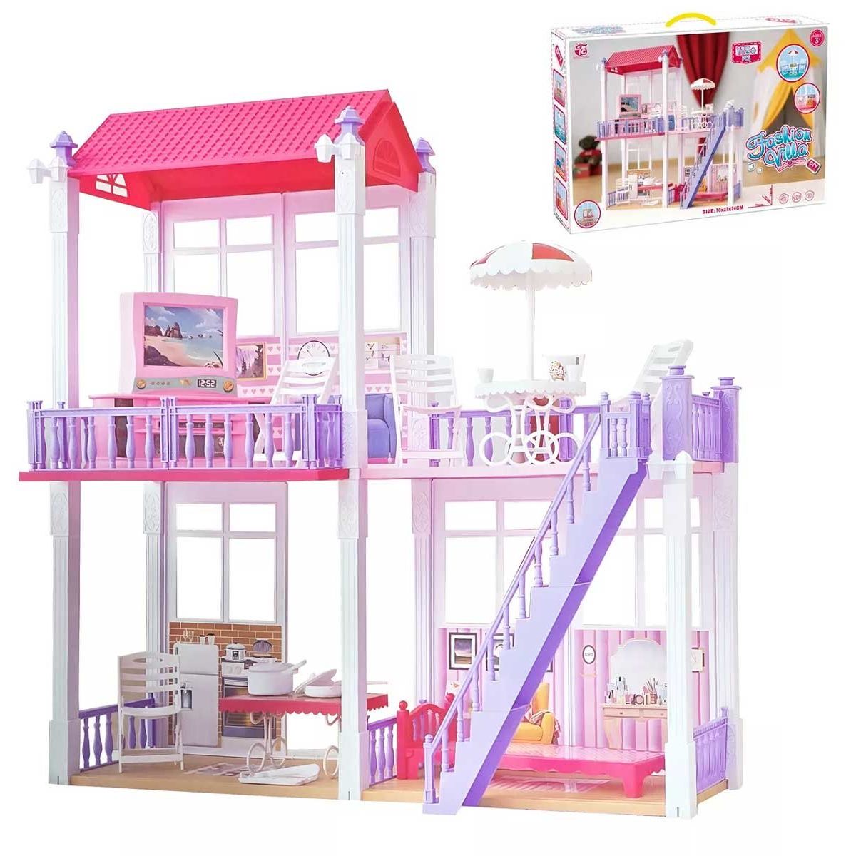 GENERICO - Casa Mansión Muñeca  Accesorios Juguete Niña