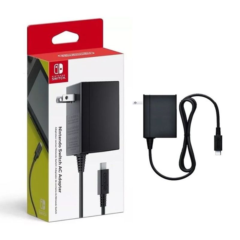 NINTENDO - Adaptador De Corriente Cargador Ac Nintendo Switch Original