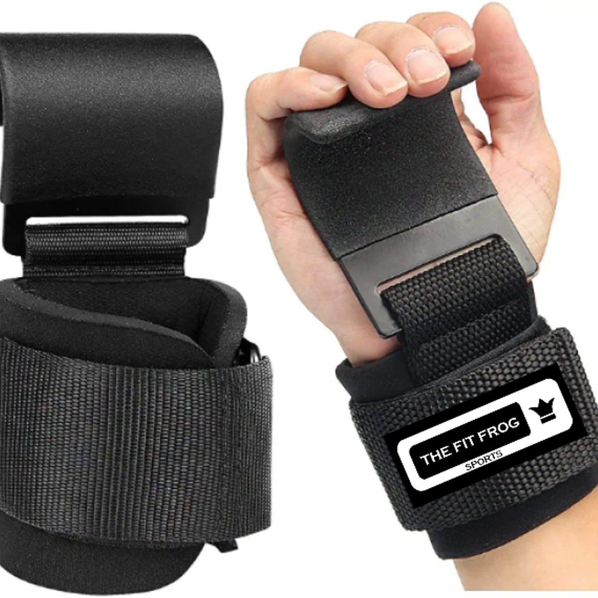 GENERICO - Straps De Gancho Manos Guante Levantamiento De Pesas Gym