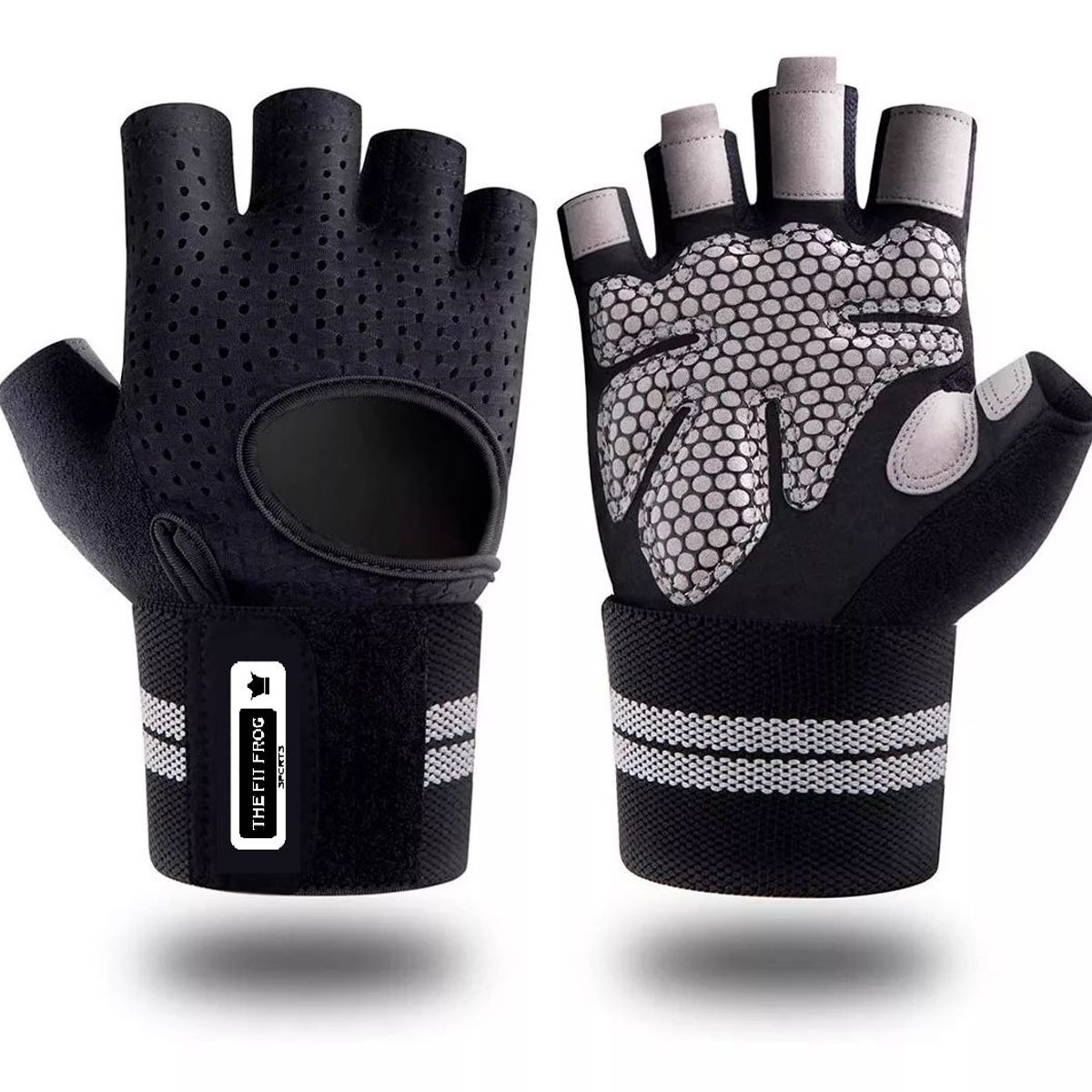 GENERICO - Guantes Con Muñequera Entrenamiento Gimnasio Pesas TALLA M