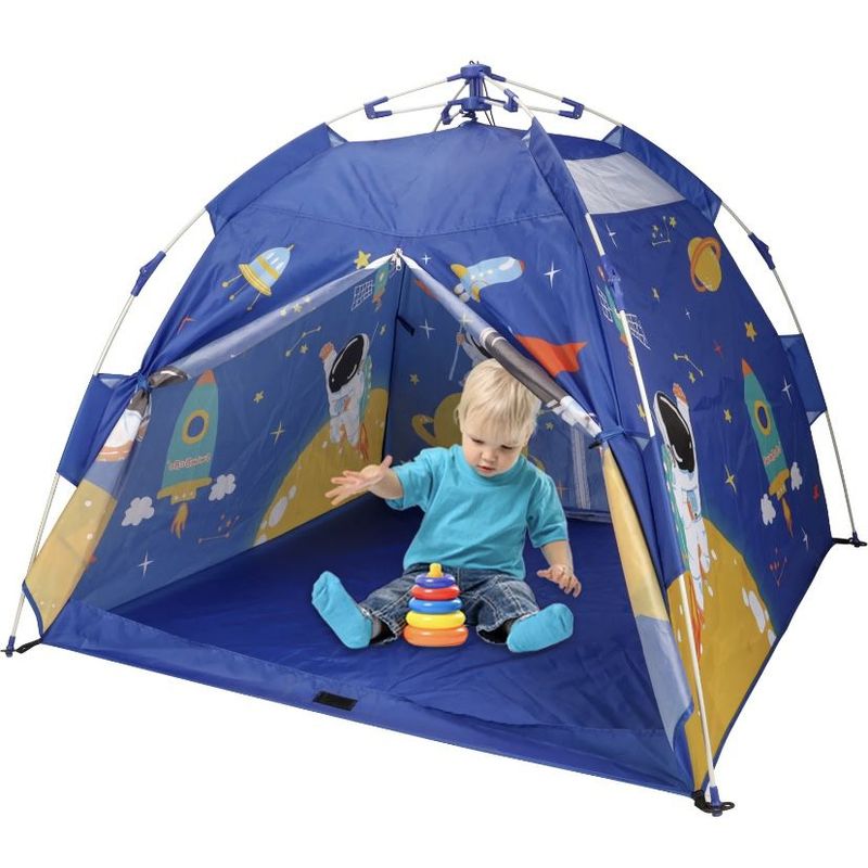 GENERICO - Carpa Para Niños Azul Astronautas