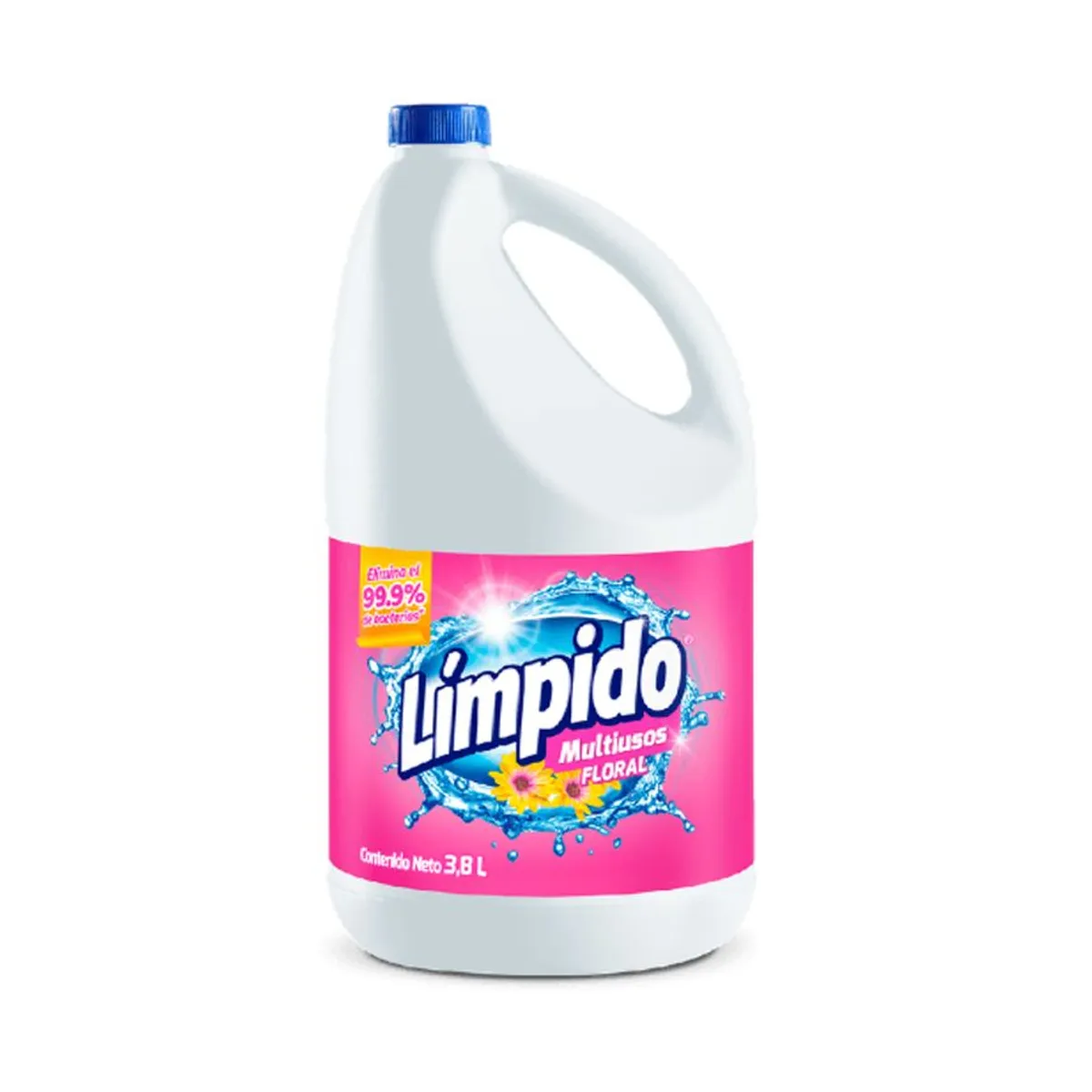 TECNOQUIMICAS - Blanqueador Multiusos Límpido Floral 3.800 ml