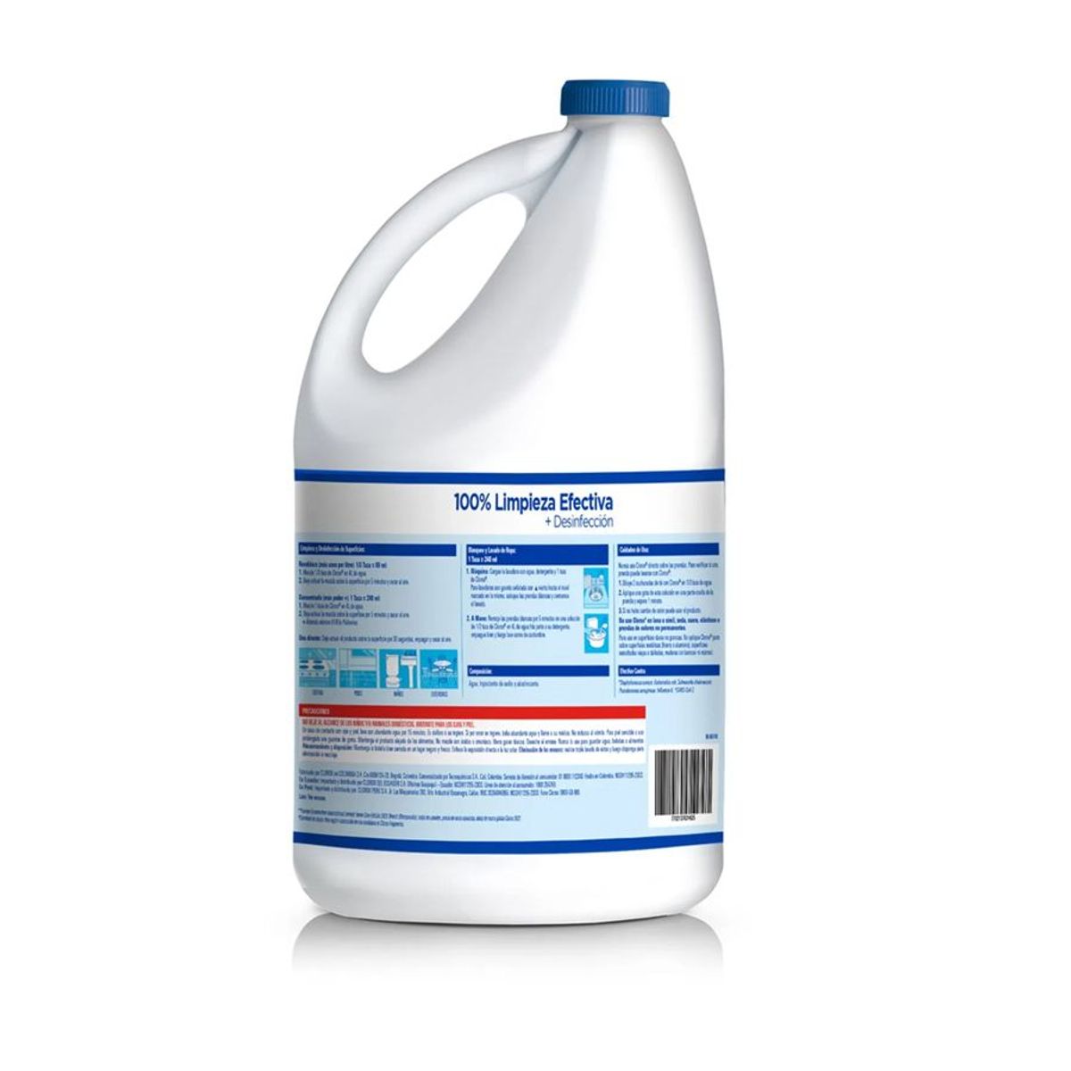 TECNOQUIMICAS - Blanqueador Clorox Regular  Botella 3.800 ml