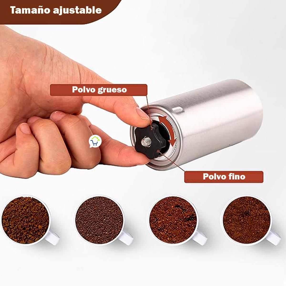 COMPRALOENCASA COM - Molino De Café Manual Portátil Moledor de fácil Uso 2918