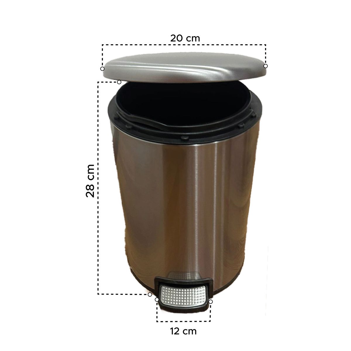 TRIPLE CLEAN - Caneca de acero de 5 litros