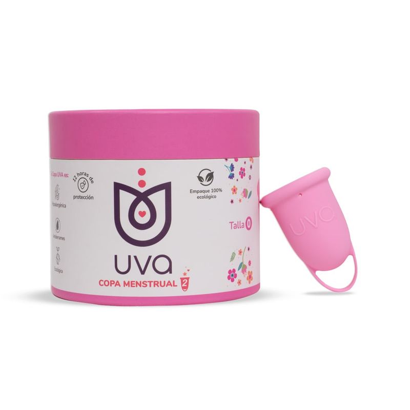 GENERICO - Copa Menstrual 2 Rosada Talla 0 UVA