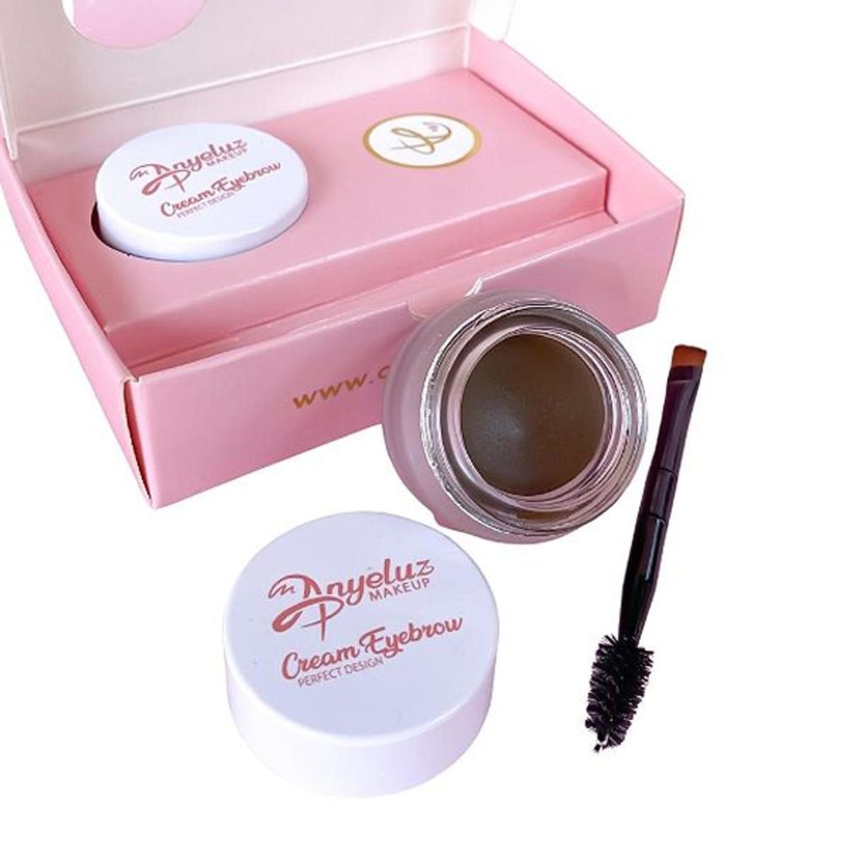 ANYELUZ - delineador crema cejas anyeluz castano oscuro