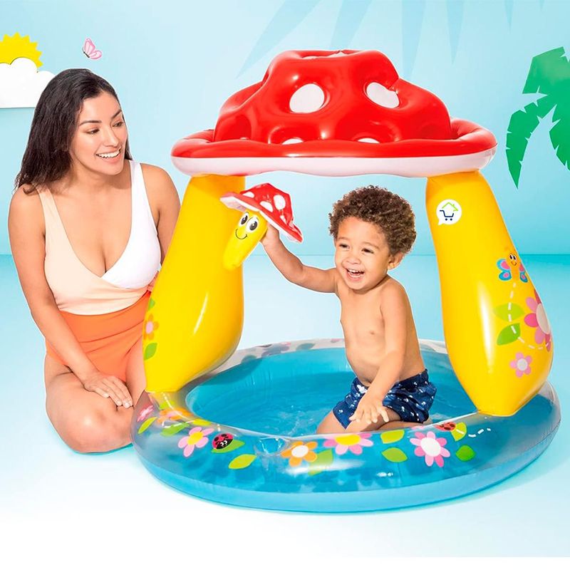 COMPRALOENCASA COM - Piscina Inflable Hongo Infantil 57114NP
