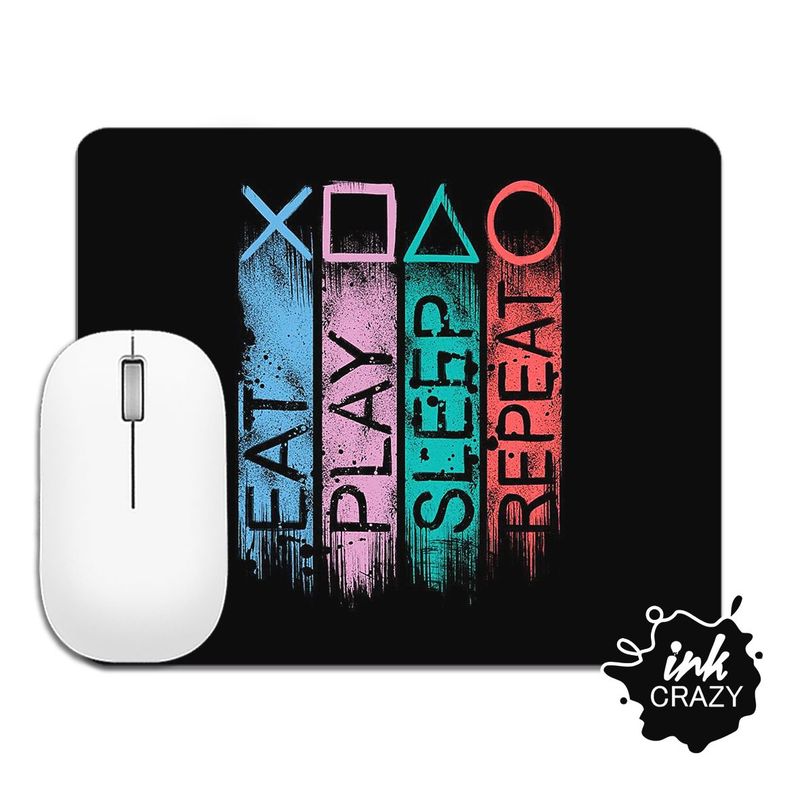 GENERICO - Mouse Pad Logo Botones Playstation