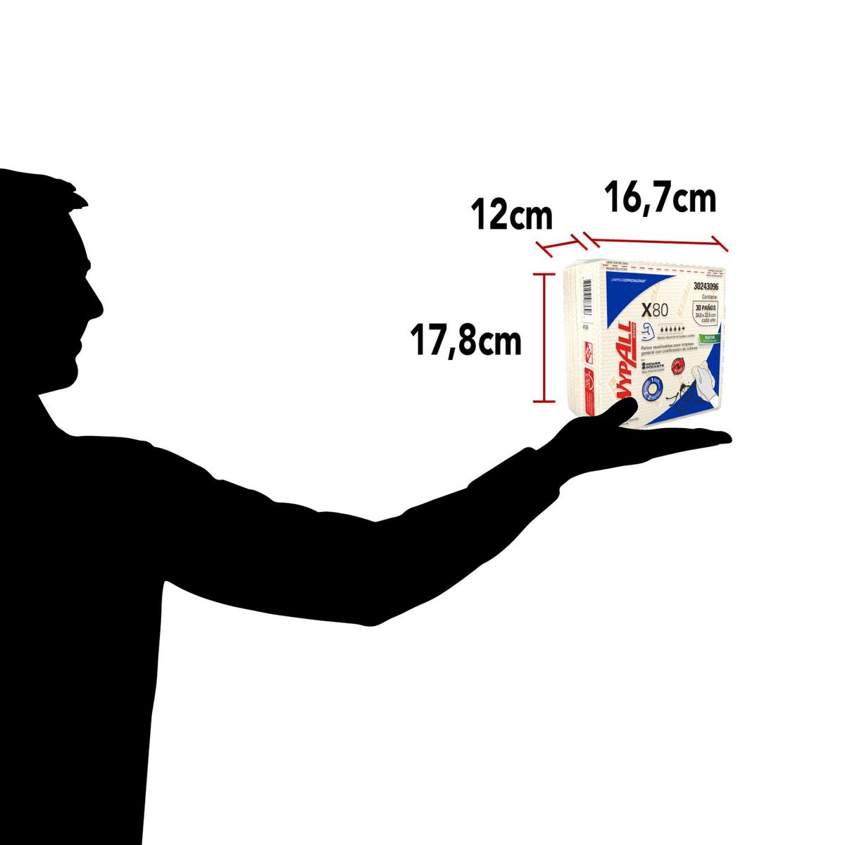 WYPALL - Paños de Limpieza Wypall X80 AMARILLO Power Pockets