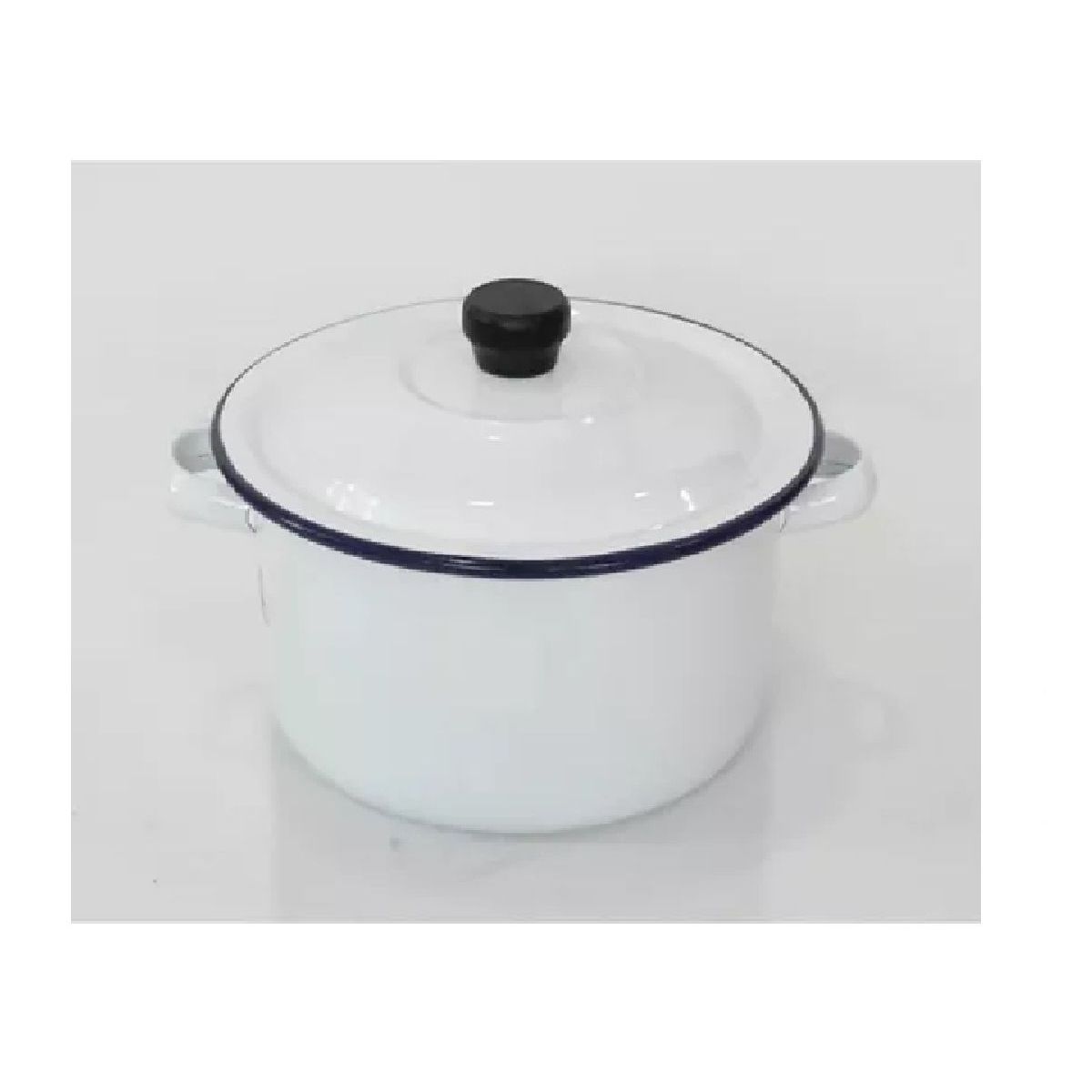 MUNDO BEBE - Olla Esmaltada olla Numero 20 Blanca