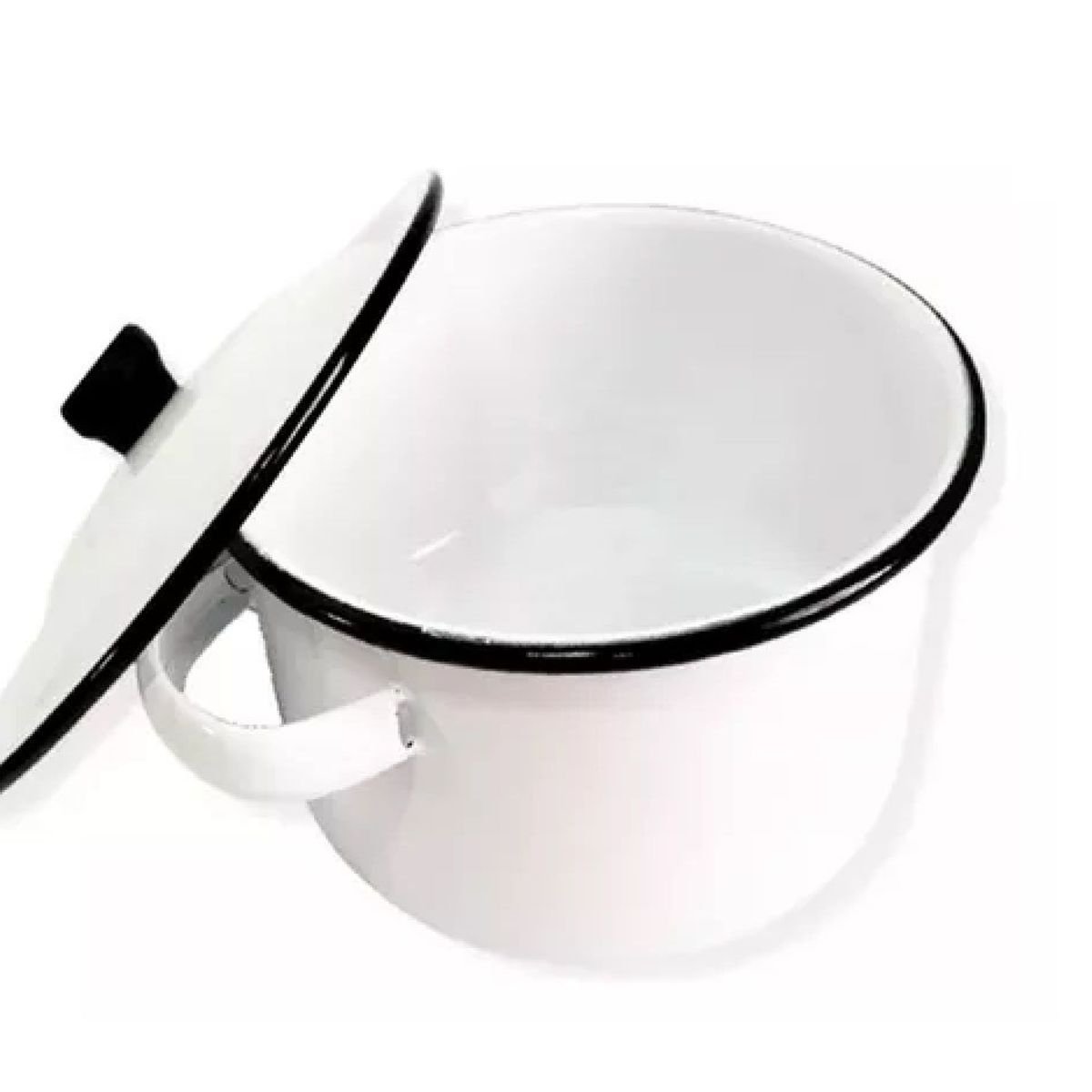 MUNDO BEBE - Olla Esmaltada olla Numero 20 Blanca