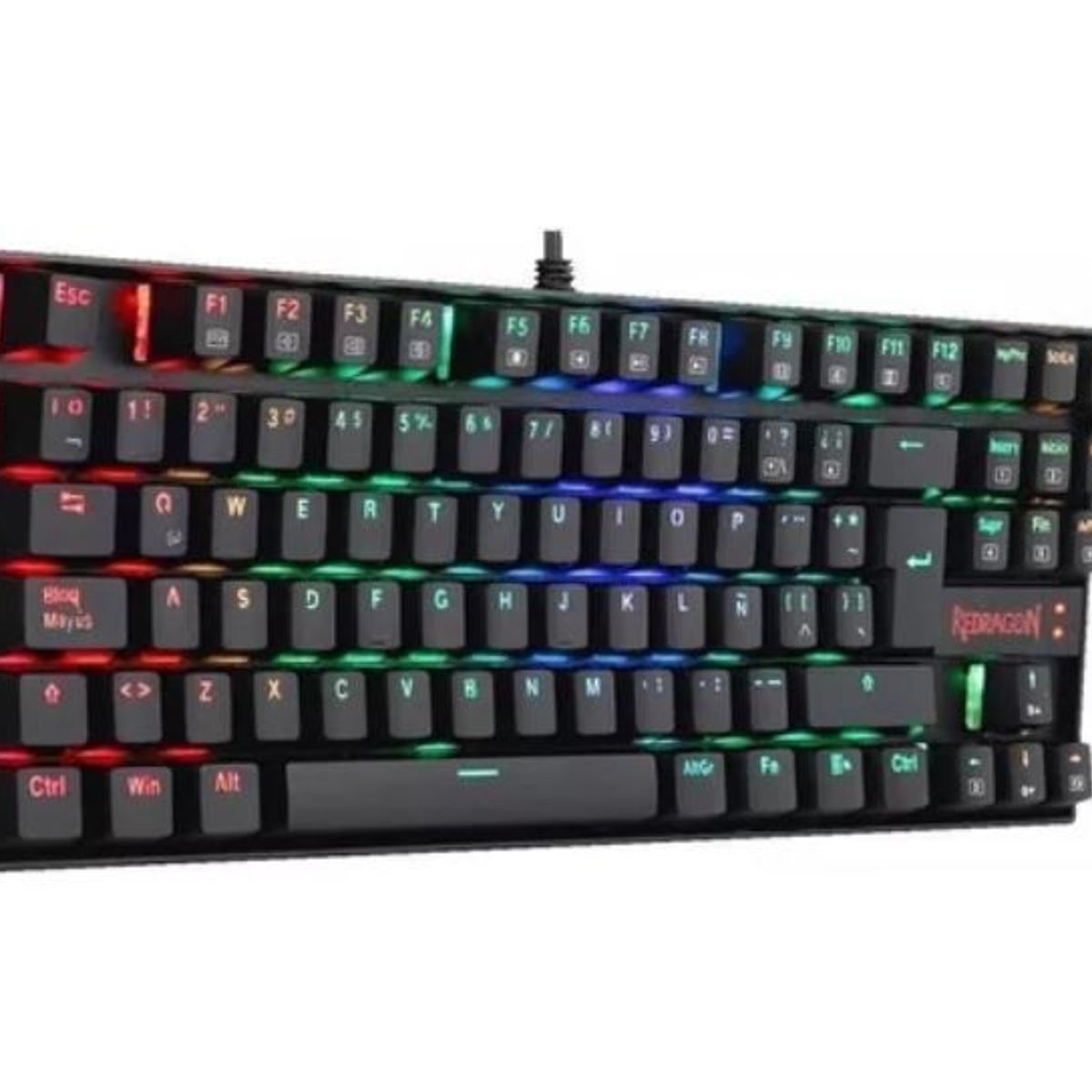 REDRAGON - Teclado Redragon Gamer Kumara Rgb K552RGB-1-SP-BLUE Switch Azul