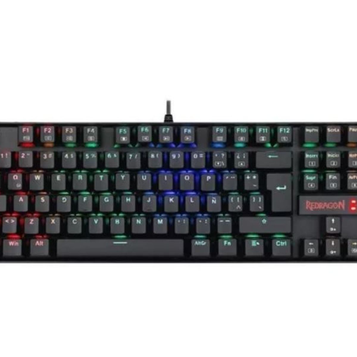 REDRAGON - Teclado Redragon Gamer Kumara Rgb K552RGB-1-SP-BLUE Switch Azul