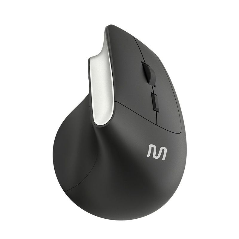 MULTILASER - Mouse Vertical Inalámbrico Ms800 Usb 1600dpi Silencioso