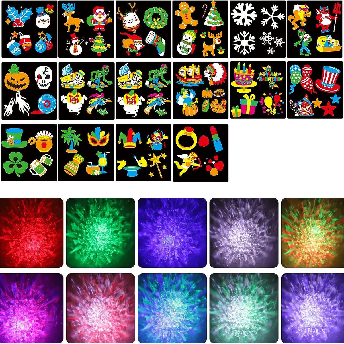 CARER SPARK - HD Proyector Decorativo Navideñas Luces Fiesta Interior