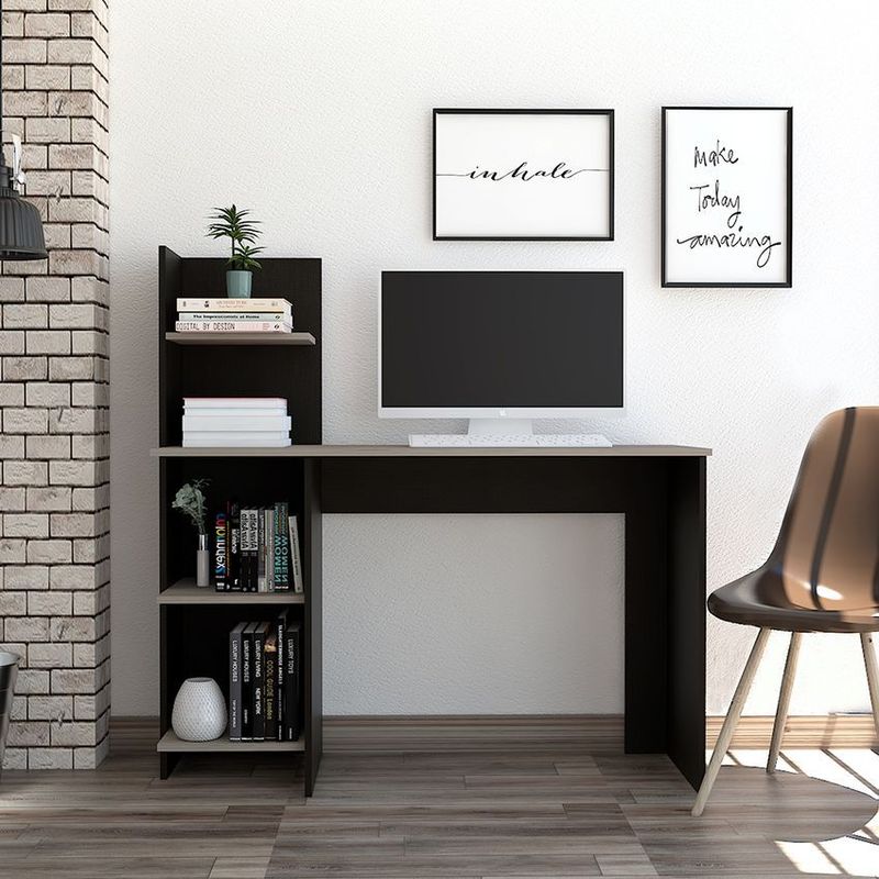 RTA MUEBLES - Escritorio office 120 wengue+ceniza ewc 5423 rta muebles