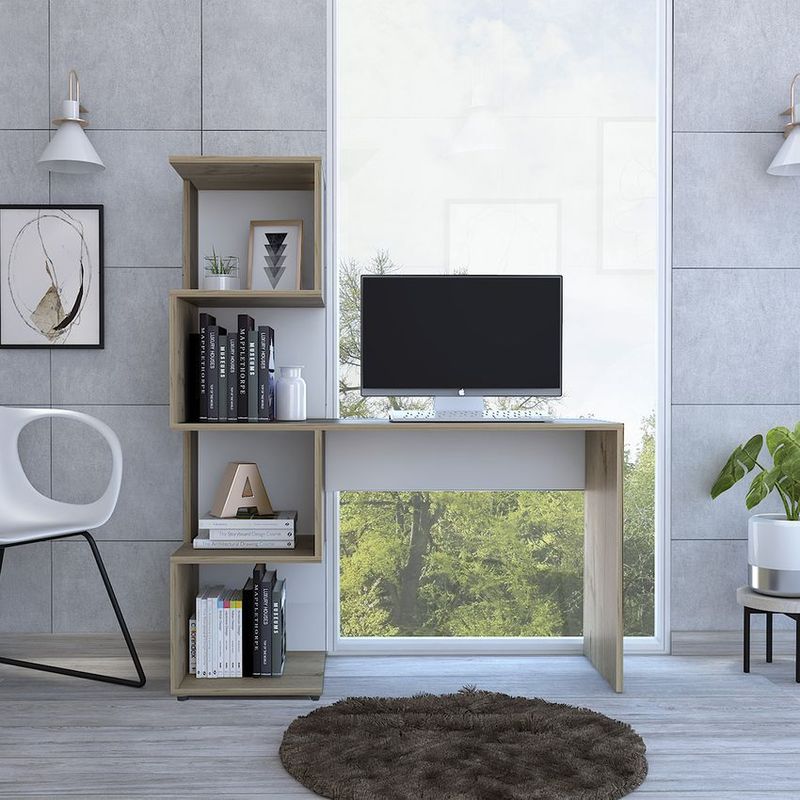 RTA MUEBLES - Escritorio danis duna+blanco mqz edb 6487 rta muebles