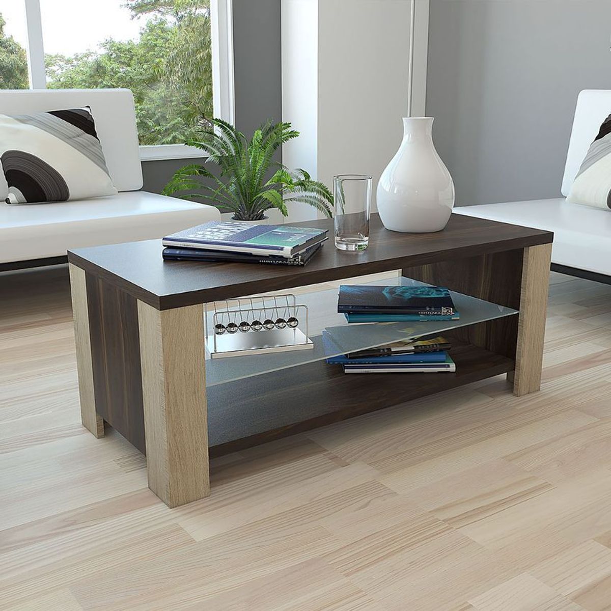 RTA MUEBLES - Mesa de centro athina habanna/rovere rta muebles mhr 3139