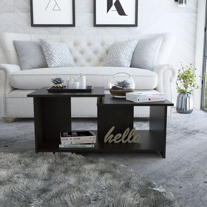 RTA MUEBLES - Mesa de centro wema 3 wengue rta muebles mlw 648