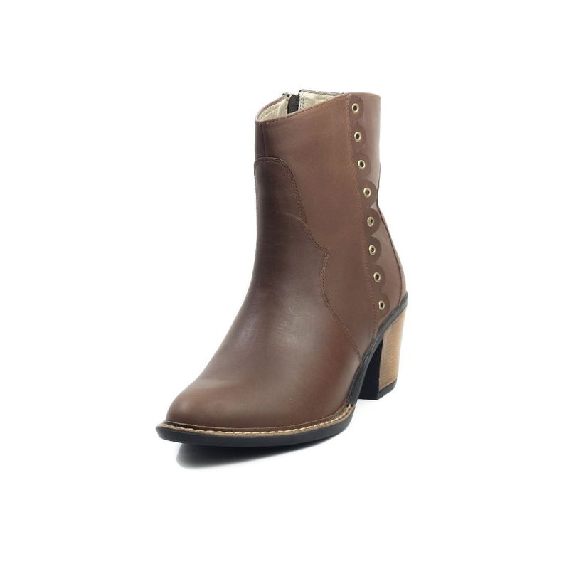 HERS - Botin Mujer Cuero Miel HERS Abba