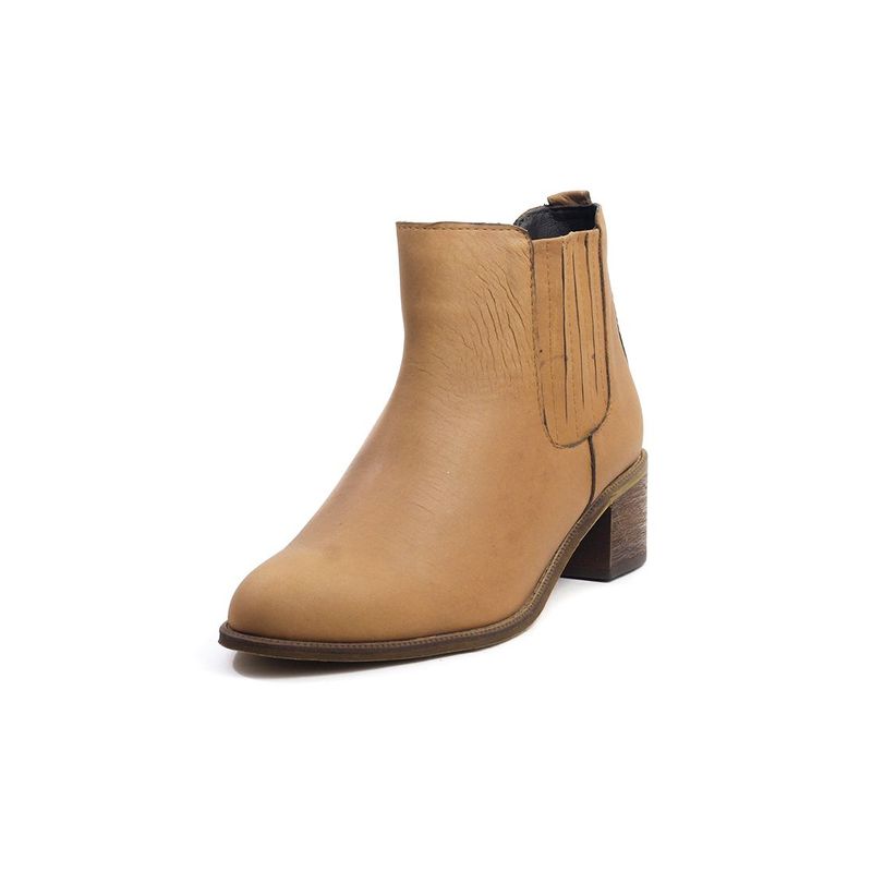 HERS - Botin Mujer Cuero Miel HERS Prianca