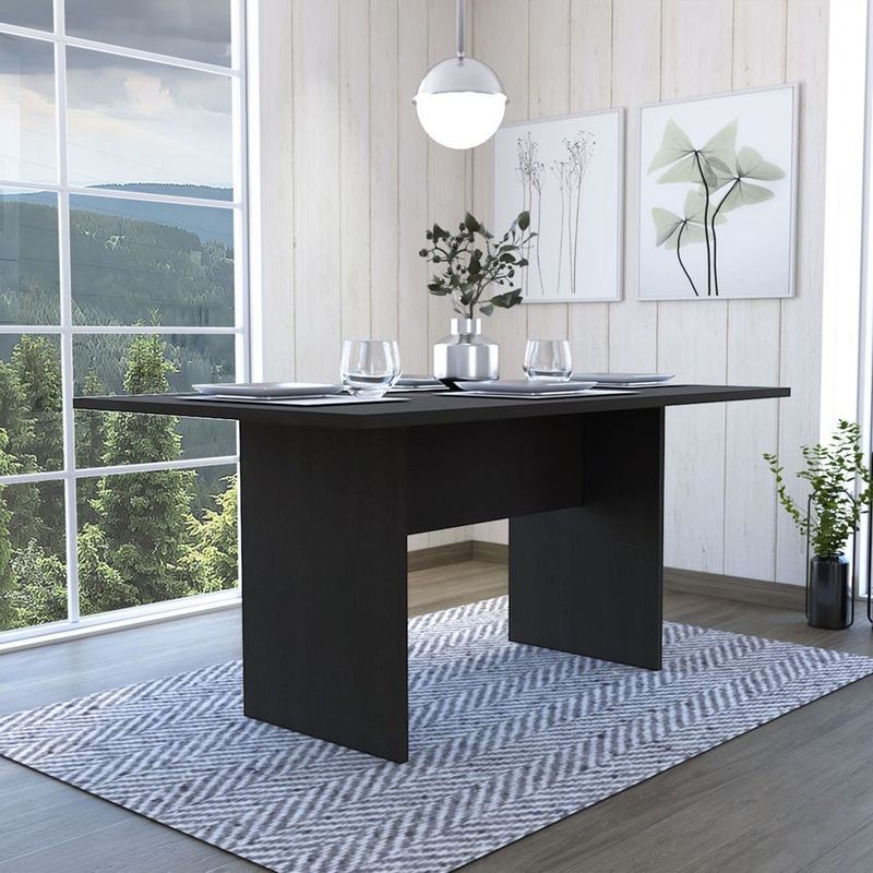 RTA MUEBLES - Mesa comedor beijing wengue 74x90x1 rta muebles mlw 5792