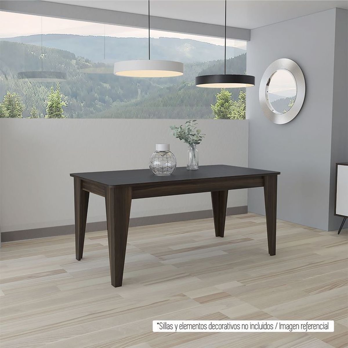 RTA MUEBLES - Comedor torino 160 rta muebles mlh 3805