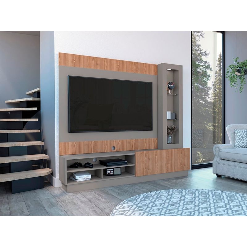 RTA MUEBLES - Centro de entretenimiento yakarta tv 60" Miel+Taupe ctl 8733