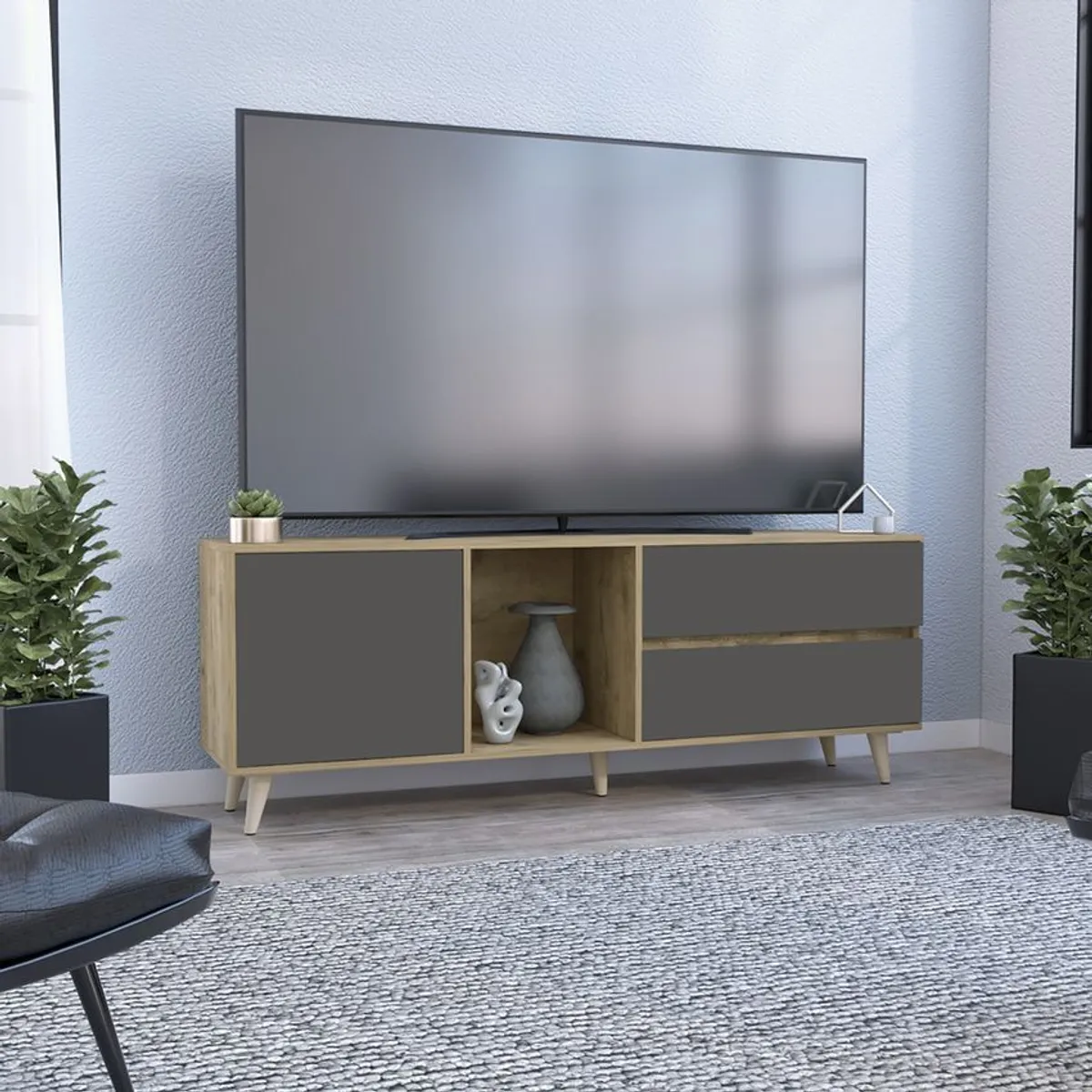 RTA MUEBLES - Rack para tv 65" salem  rmp 9223